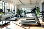 AV-System für ein Fitness-Studio